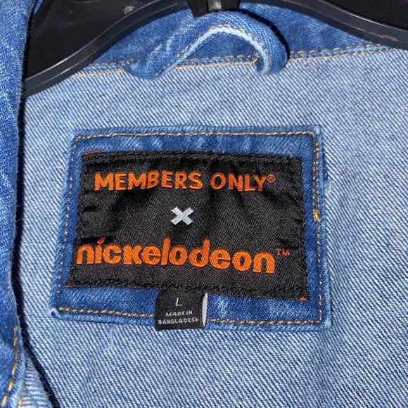 Members Only Nickelodeon Denim Jacket - Picture 5 of 5